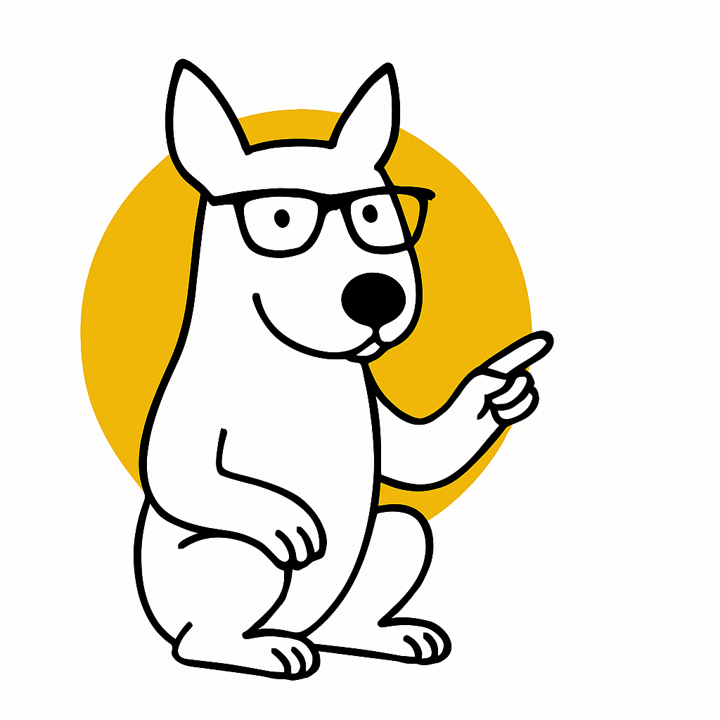 Perro dudas tomaunaweb Perro con gafas página web profesional sin complicaciones